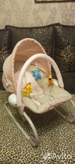Шезлонг для новорожденных бу