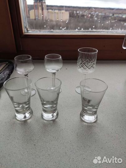 Рюмки и бокалы, фужеры