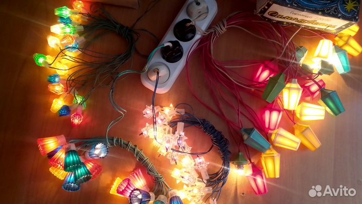 Ёлочные гирлянды СССР