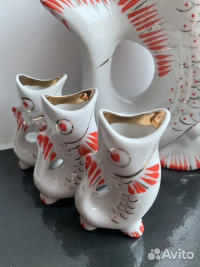 Коньячный ликерный набор Рыбки СССР