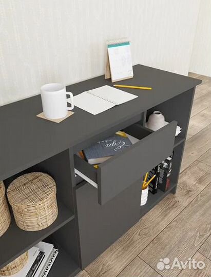 Тумба под телевизор графит