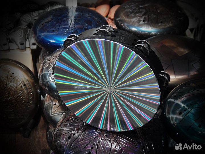 Голографический Тамбурин Rainbow SB-4