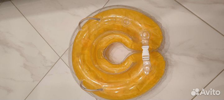 Ванночка для купания с горкой и круг на шею