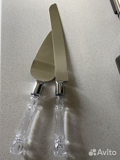 Нож и лопатка для торта