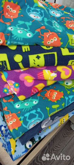 Отрез ткани флис, кулир, интерлок, футер, Джерси