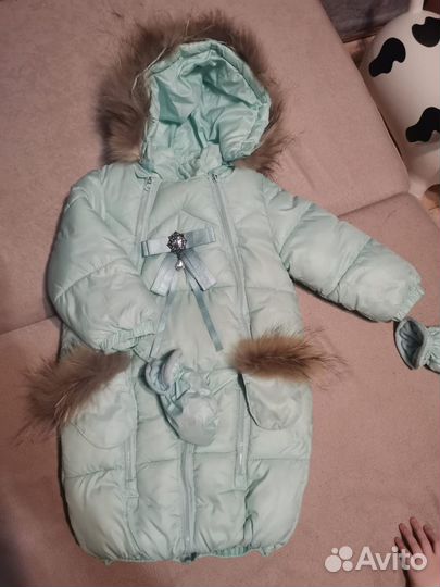 Комбинезон трансформер зимний 74