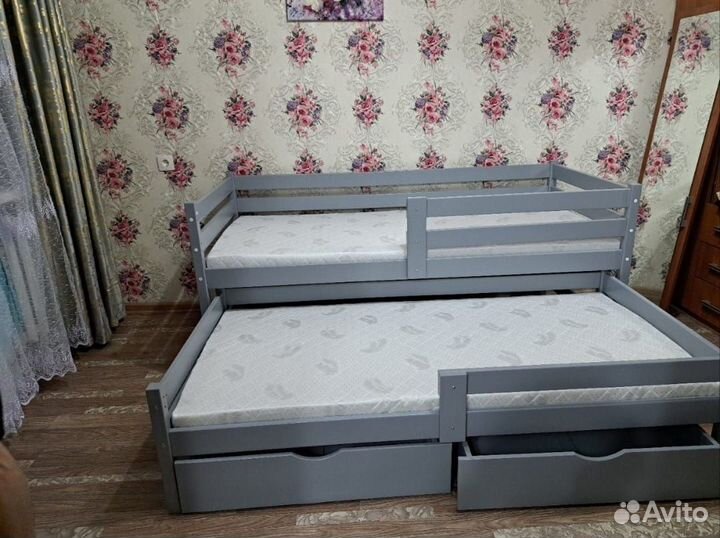 Детская кровать из березыдля 2 детей
