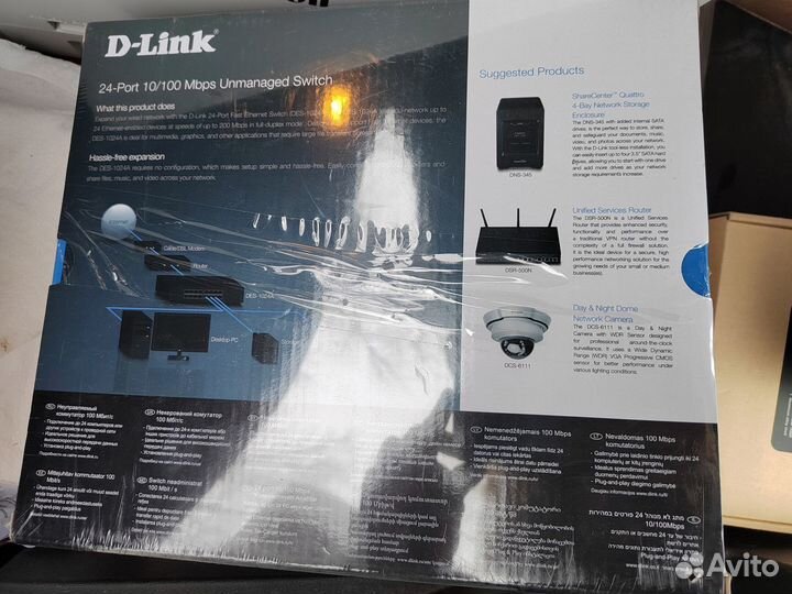 Коммутатор D-Link DES-1024A