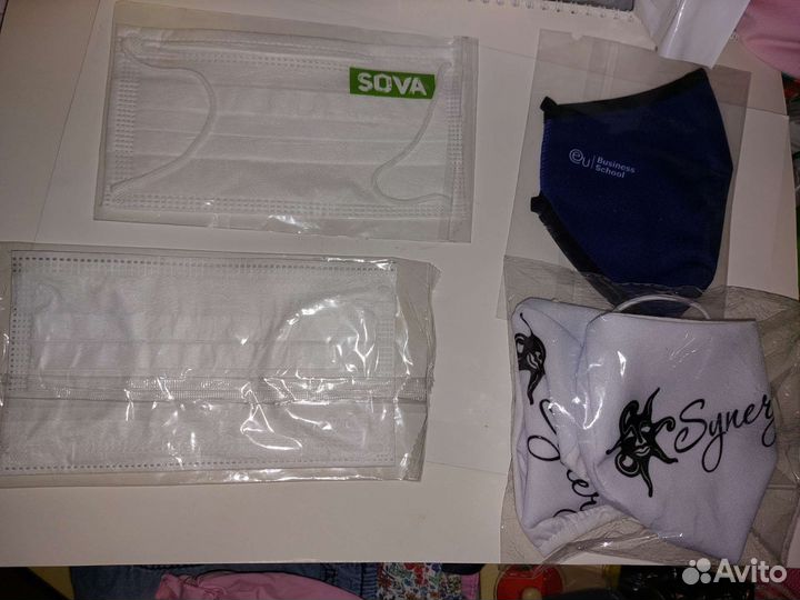 Защитные многоразовые маски