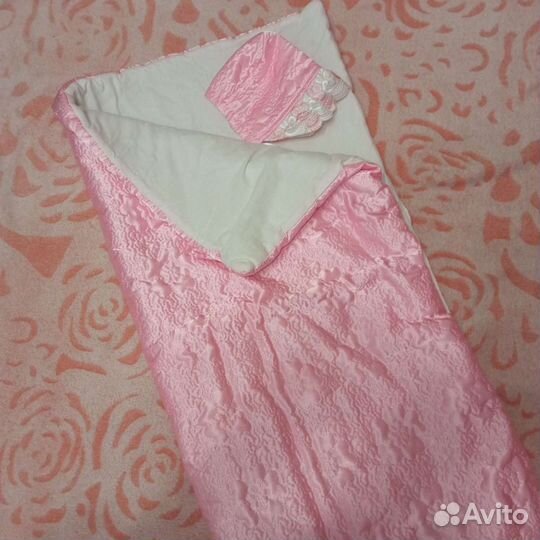 Конверт на выписку для девочки осень зима