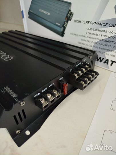 Усилитель Kenwood 4х канальный (Новый+Гарантия)