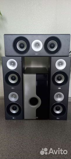 Акустические колонки 5+1.саб