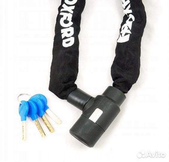 Цепь замок на велосипед самокат Oxford GP Chain 10