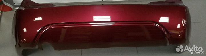 Бампер задний Дэу нексия в цвет вишневый