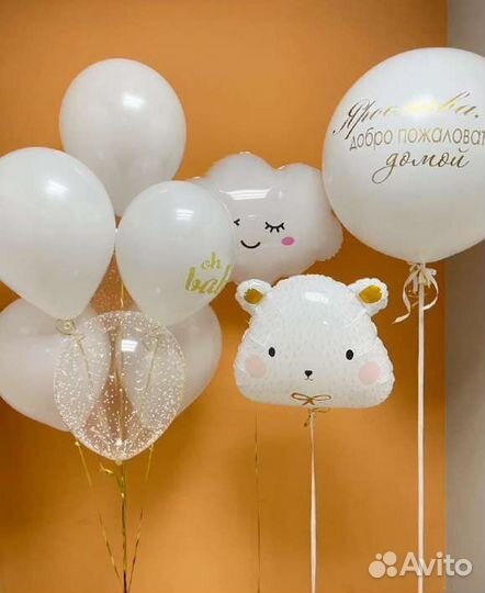 Шары на выписку из роддома