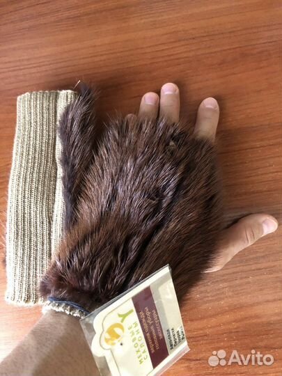 Перчатки норковые