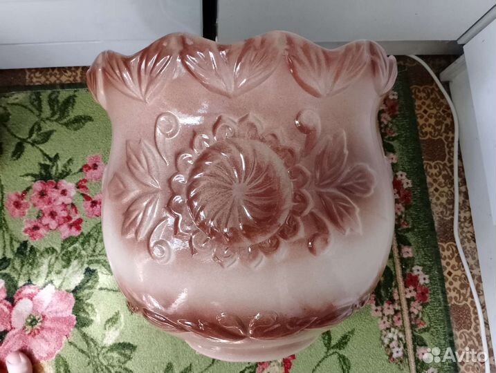 Горшок для цветов керамика большой