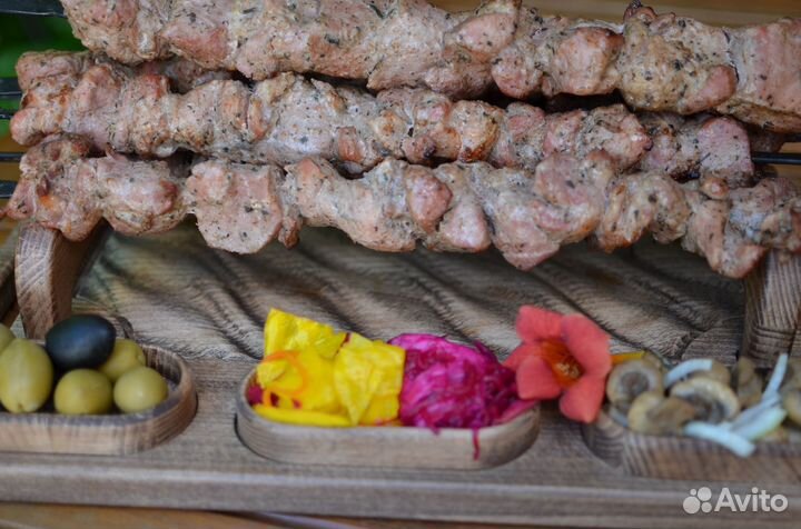 Менажница деревянная