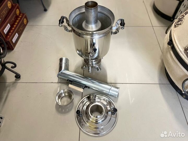 Тульский самовар на дровах