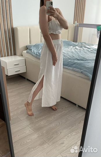 Пляжный костюм льняной hm