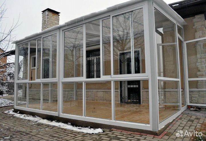 Окна алюминевые балконные