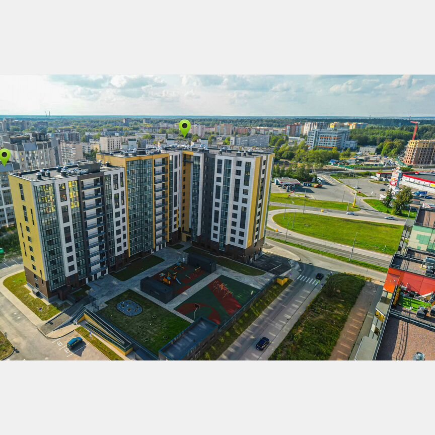 2-к. квартира, 69,1 м², 10/12 эт.