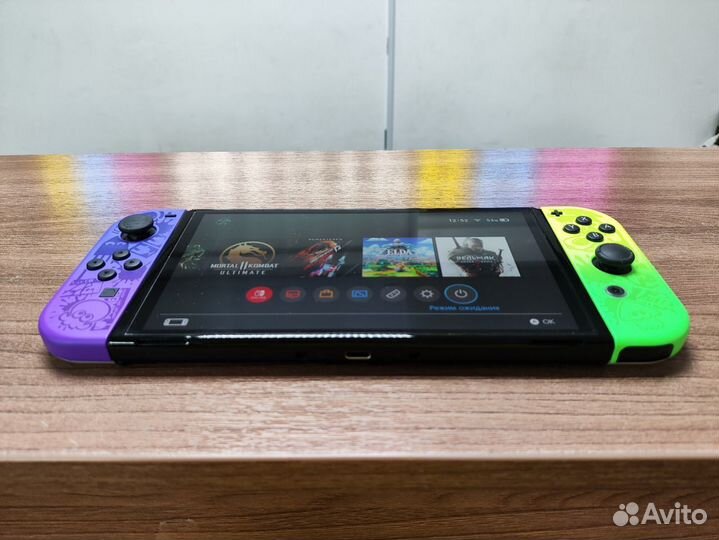 Nintendo Switch Oled 64Gb+чехол+ карта памяти 128G