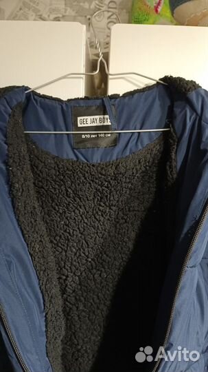Куртка и парка зимняя для мальчика 140