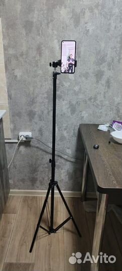 Штатив 2 метра для Телефона и Камеры