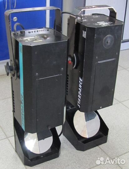 Светомузыка Stardance 2шт Сканеры Pro Полицвет Mic