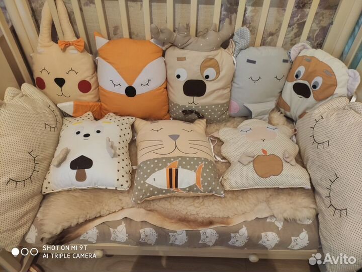 Бортики-подушки 