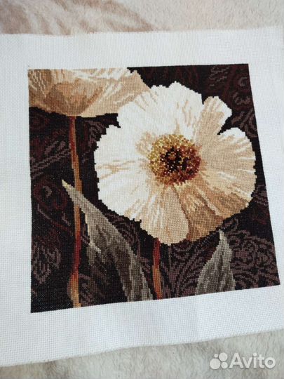 Картина (вышивка крестом, ручная работа)