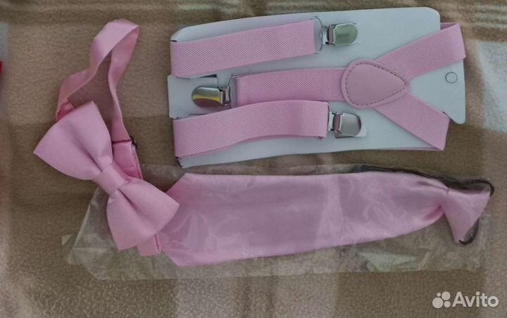 Подтяжки+галстук и бабочка для девочки