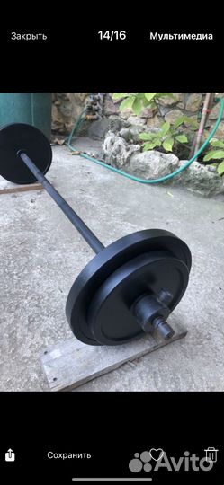 Штанга гриф блины