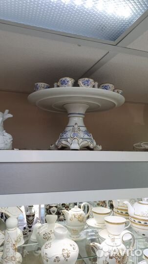 Тортовница пасхальница фарфор