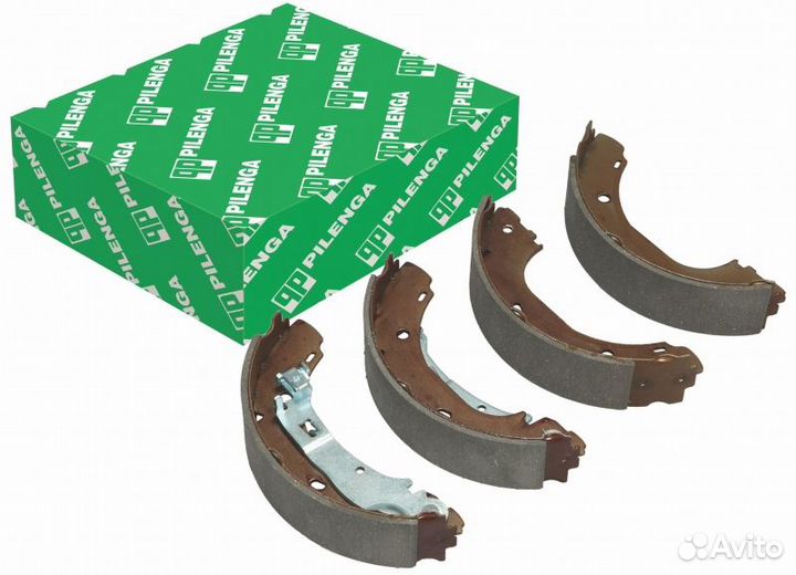 Колодки тормозные барабанные задние