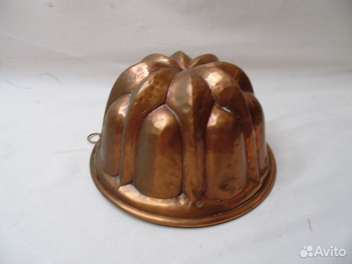 Антиквариат из Европы.Стар форма для выпечки Медь