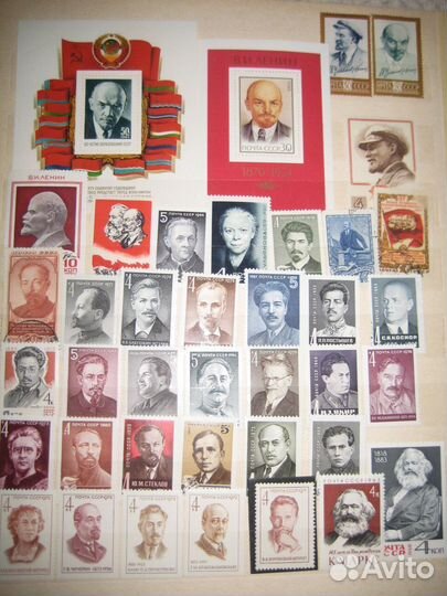 Подборки почтовых марок СССР 1960-80 г.г
