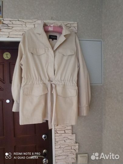 Пиджак женский молочный baon