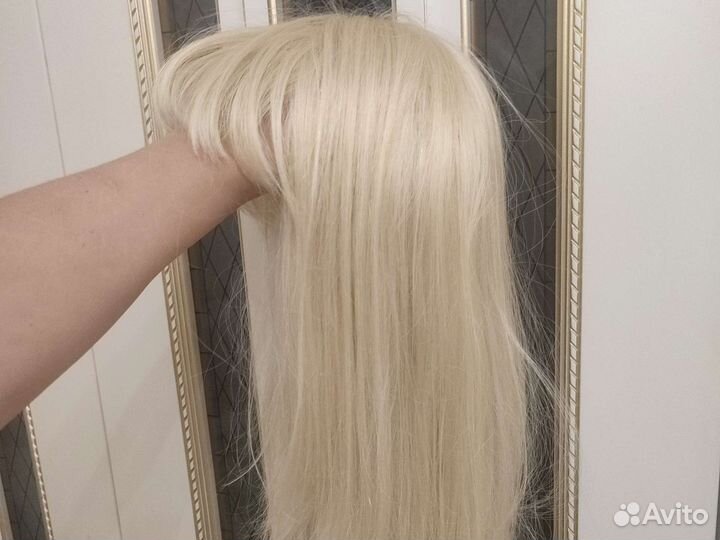 Парик блонд имитация натуральных волос