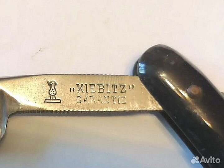 Антикварная опасная бритва «kiebitz