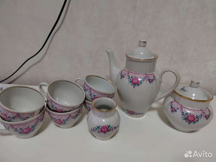 Сервиз чайно кофейный пфз СССР