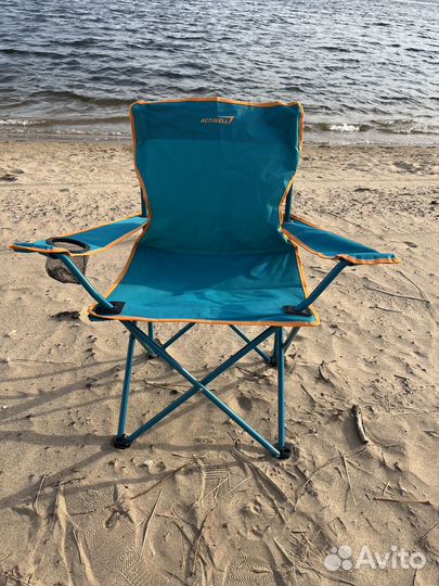 Стул складной 50x50x80 бирюзовый 100 кг