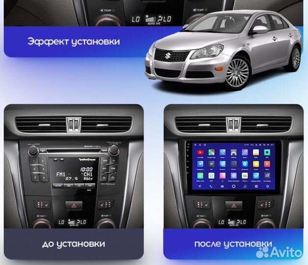 Магнитола Suzuki Kizashi Android