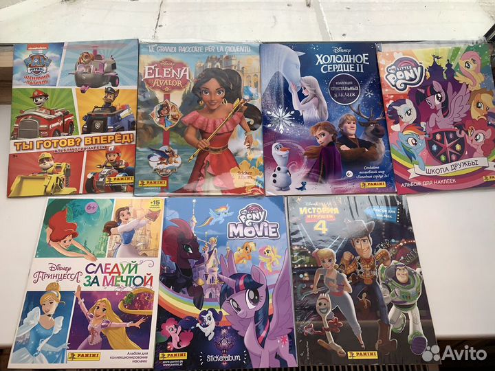 Наклейки к альбомам Panini