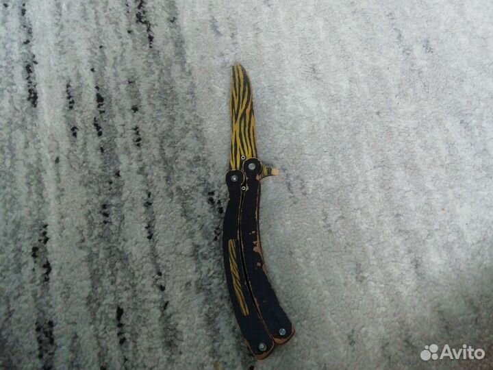 Нож складной бабочка (стиль тигр)