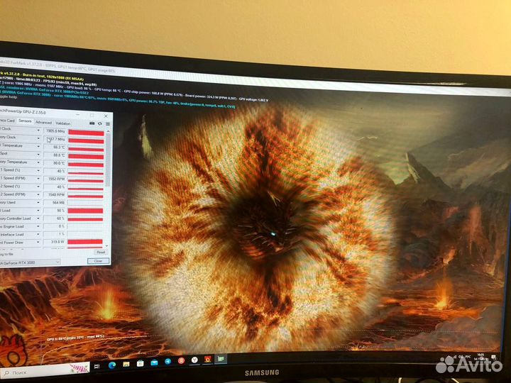 Видеокарта RTX 3080 GameRock 10GB