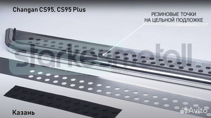 Пороги подножки BMW X3 Style