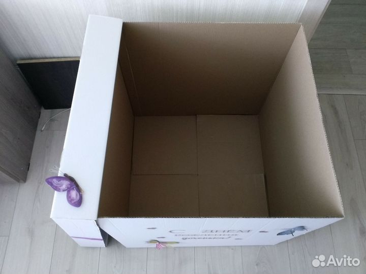 Большая подарочная коробка для шаров