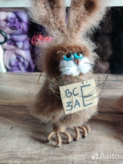 Зайобушек ручная работа